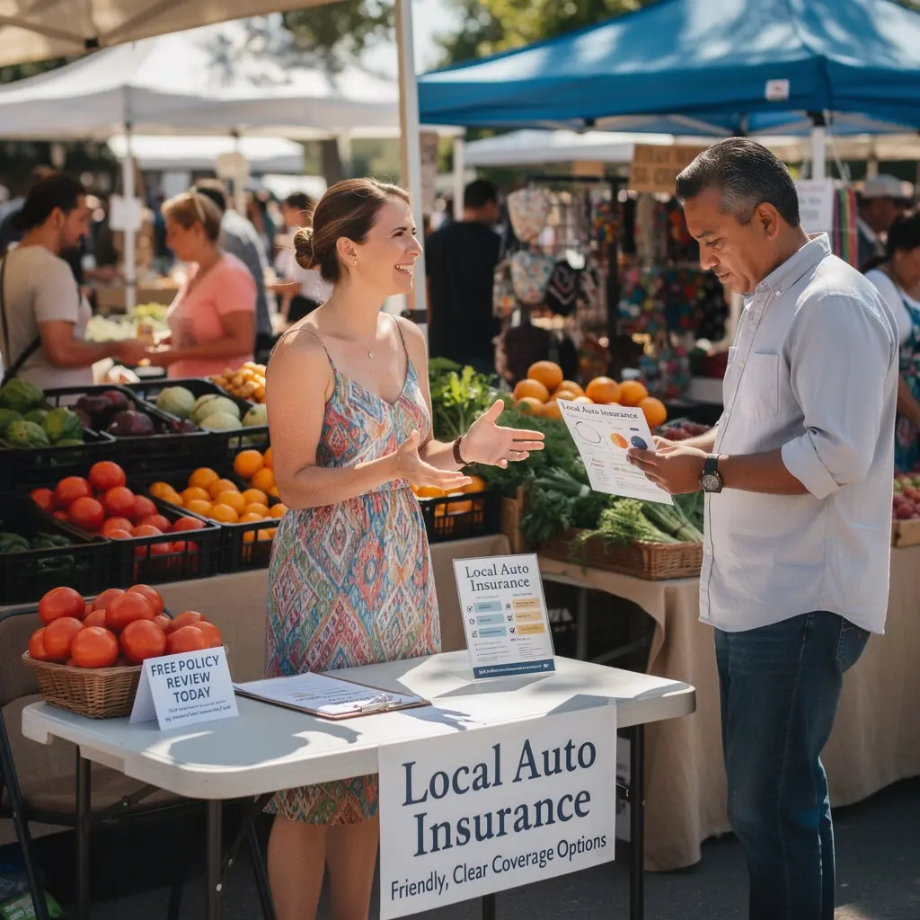 Zbliżenie na dokumenty dotyczące ubezpieczenia samochodu na stole.